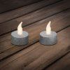 LED čajová sviečka DARČEKOVÉ BATÉRIE 2 ks / blister