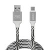 Dátový kábel - microUSB  4 farby - 1 m