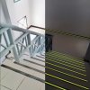 Lepiaca páska - protišmyková - 5 m x 50 mm - fosforeskujúca / čierna