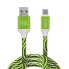 Dátový kábel - microUSB  4 farby - 1 m