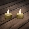 LED čajová sviečka DARČEKOVÉ BATÉRIE 2 ks/blister