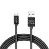 Dátový kábel  - MicroUSB čierny - 1 m