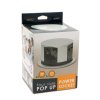 Predlžovačka skrytá - 3-itá + USB-A + Type-C