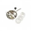 Perfect Home 28330 Ručný pretláčací a paradajkový pretláčací stroj 24 cm s 3 vložkami