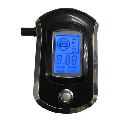 Profesionálny digitálny alkoholtester s 5 náustkami