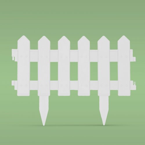 Okraj záhonu / plôtik 40 x 30 cm - biely