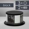 Predlžovačka skrytá - 3-itá + USB-A + Type-C - Čierna