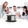 Predlžovačka skrytá - 3-itá + USB-A + Type-C - Čierna