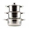 Perfect Home Star 6-dielna súprava nerezových hrncov so sklenenou pokrievkou 14721