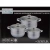 Perfect Home Diamond 6-dielna súprava nerezových hrncov so sklenenou pokrievkou 14722