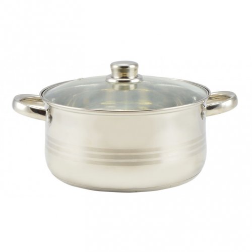 Nerezový hrniec 22 cm + pokrievka