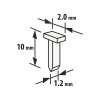 Spona do zošívačky - 1,2 x 2 x 10 mm - 2000 ks