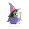 Halloweenska RGB LED dekorácia - samolepiaca - bosorka