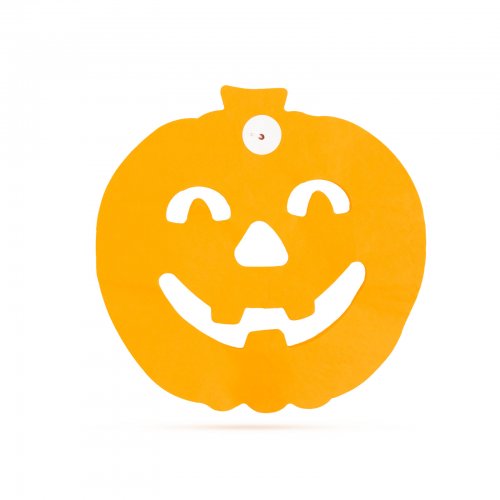 Halloweenska papierová girlanda - tekvica - 3 m