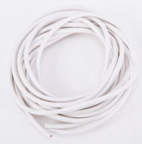 Gumový chránič dverí auta biely