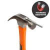 Profesionálne tesárske kladivo s magnetickou hlavou - 270 g