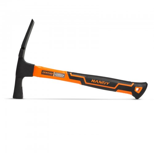 Murárske kladivo s rukoväťou zo sklenených vlákien - 600 g