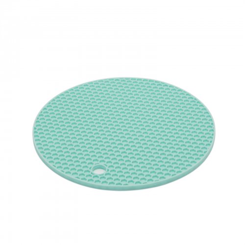 Silikónová podložka pod hrniec 18 cm - modrá