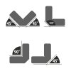 Zvárací magnet - 45° - 90° - 135° - 9 kg