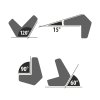 Zvárací magnet - 15° - 60° - 90° - 120° - 9 kg