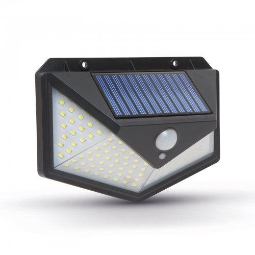 Solárny reflektor s pohybovým senzorom - nástenný - 136 LED