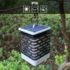 Závesná solárna záhradná lampa s efektom ohňa 75 LED