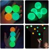 4 ks Fluorescenčná lepkavá lopta na stenu