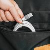 Magnetický dátový kábel - MicroUSB - 2A - biely
