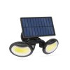 Solárny reflektor s pohybovým senzorom - otáčateľná hlava - 2 COB LED