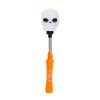 Halloweenska LED lampa - lebka na pružine - na batérie