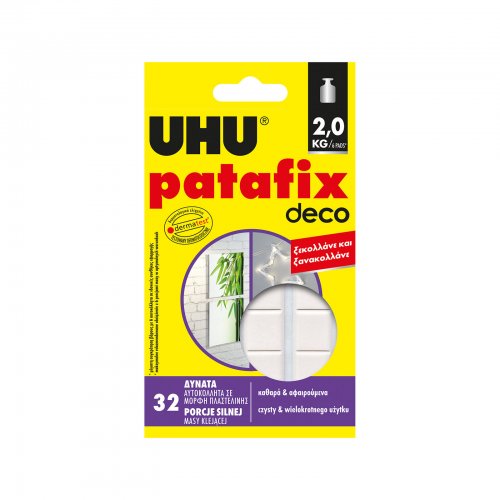 Patafix homedeco - biela lepiaca guma - 32 ks / balenie