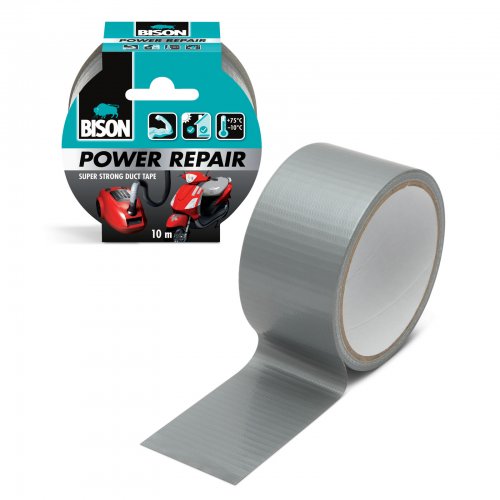 Power Repair posilnená lepiaca páska - sivá - 10 m