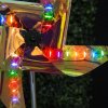 Zapichovacia solárna lampa – kamilka – 10 teplých bielych LED – 80 cm