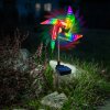 Zapichovacia solárna lampa – kamilka – 10 teplých bielych LED – 80 cm
