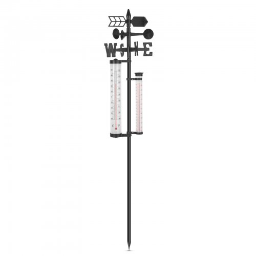 Záhradná meteorologická stanica - teplomer, zrážkomer, anemometer - 145 cm