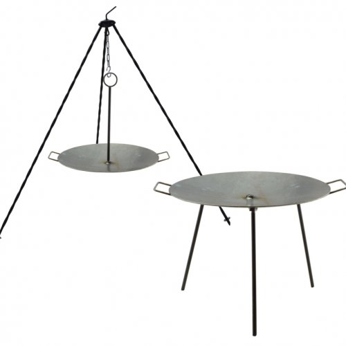 Grilovací kotúč dvojfunkčný, železný 50 cm