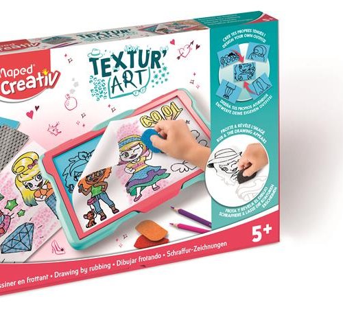 Kresliaca tabuľa, textúry, MAPED CREATIV, "Textur`Art", móda/krabica