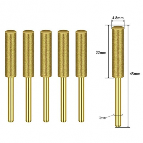 Hlavica na ostrenie reťazovej píly 4.8 mm 5 ks