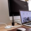 Skrytá - zabudovateľná zástrčka + USB - biela