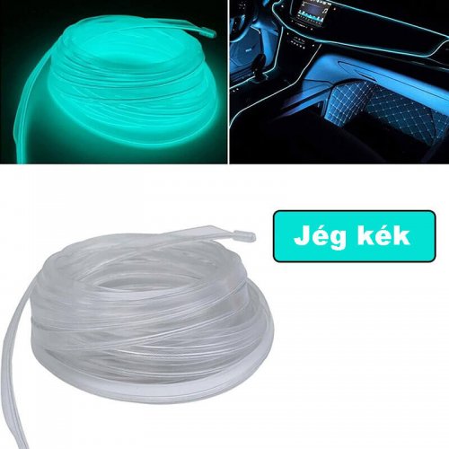 LED pásik na palubnú dosku, dekoračný pásik do auta biely