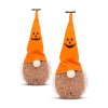 Halloweensky LED trpaslík - polyester - 20 cm - 2 druhy