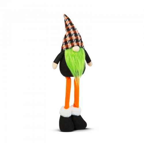Halloweensky škandinávsky trpaslík - 60 cm - zelený
