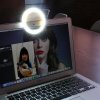 Univerzálny, svietiaci selfie krúžok na telefón