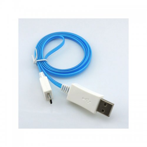 Podsvietený micro USB kábel, 5 kusov