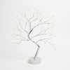 LED dekorácia na stôl v tvare stromu - teplá biela - dotykové tlačidlá, na batérie
