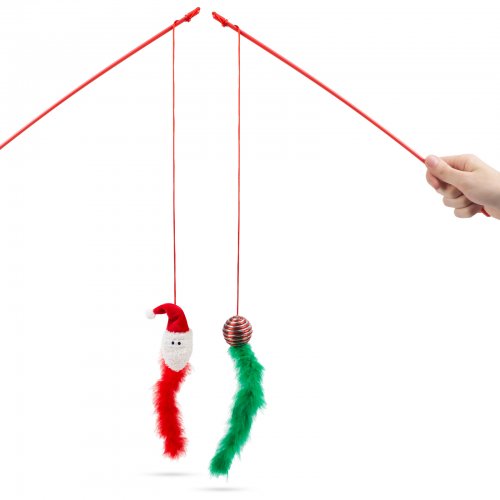 Vianočná hračka pre mačky - 2 druhy