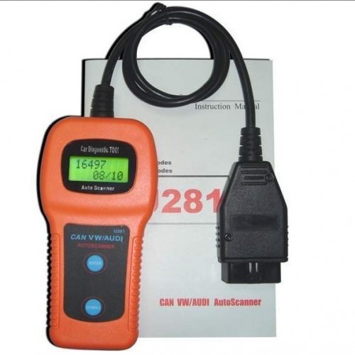U281 VW AUDI SEAT SKODA VAG ručné auto-diagnostické zariadenie pre ABS, airbag, automatickú prevodovku