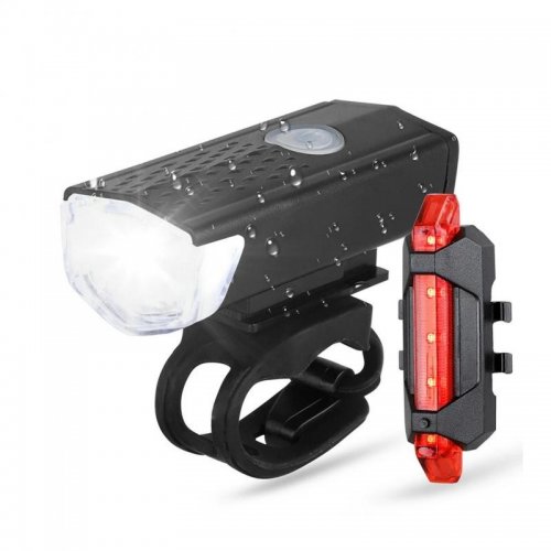 Sada nabíjacích USB LED svetiel na bicykel