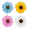 Záhradná dekorácia - kvet - 7,5 cm - 4 ks / balenie