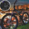 Reflexné trubičky na bicykle (12 ks) zelené